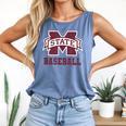 Mississippi State Baseball Bulldogs NCAA MS16 Comfort Colors Tank Top Blue Jean Mississippi State Baseball Bulldogs NCAA MS16 Comfort Colors Tank Top Blue Jean