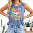 In My Mom Of Ballers Era Groovy Volleyball Baseball Mom Cute Comfort Colors Tank Top Blue Jean