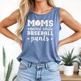 Moms Against White Baseball Pants For Baseball Moms Comfort Colors Tank Top Blue Jean
