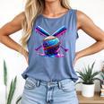 Neon Dripping Baseball And Bats Colorful Sports Art Comfort Colors Tank Top Blue Jean Neon Dripping Baseball And Bats Colorful Sports Art Comfort Colors Tank Top Blue Jean