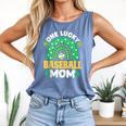 One Lucky Baseball Mom St Patricks Day Rainbow Mother Mama Comfort Colors Tank Top Blue Jean One Lucky Baseball Mom St Patricks Day Rainbow Mother Mama Comfort Colors Tank Top Blue Jean