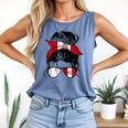 Peruvian Baseball Mom Peru Flag Baseball Girl Comfort Colors Tank Top Blue Jean
