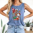 Santa Baseball Football Soccer Pajamas Ho Ho Christmas Xmas Comfort Colors Tank Top Blue Jean Santa Baseball Football Soccer Pajamas Ho Ho Christmas Xmas Comfort Colors Tank Top Blue Jean