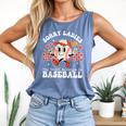 Sorry Ladies My Heart Belongs To Baseball Boy Kids Comfort Colors Tank Top Blue Jean
