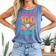 I Survived 100 Days Of School Baseball Ice Cream Drip Comfort Colors Tank Top Blue Jean I Survived 100 Days Of School Baseball Ice Cream Drip Comfort Colors Tank Top Blue Jean
