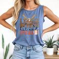 I Teach My Kids To Hit And Steal Baseball Moms Quote Comfort Colors Tank Top Blue Jean