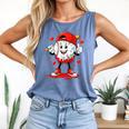 Valentine Baseball Heart Sports Men Boys Kid Comfort Colors Tank Top Blue Jean