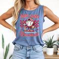 Valentine My Heart Belongs Baseball Lover Boy Men Comfort Colors Tank Top Blue Jean