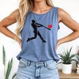 Valentines Day Baseball Batter Silhouette Heart Men Boys Kid Comfort Colors Tank Top Blue Jean Valentines Day Baseball Batter Silhouette Heart Men Boys Kid Comfort Colors Tank Top Blue Jean