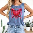 Valentines Day Baseball Red Heart Dab Boys Girls Kids Comfort Colors Tank Top Blue Jean Valentines Day Baseball Red Heart Dab Boys Girls Kids Comfort Colors Tank Top Blue Jean