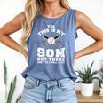 Yes This Is My Son Out Baseball Mom Comfort Colors Tank Top Blue Jean Yes This Is My Son Out Baseball Mom Comfort Colors Tank Top Blue Jean