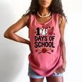 100 Days Of School Coquette Bow Baseball 100th Day Girl Kid Comfort Colors Tank Top Watermelon