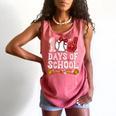 100 Days Of School Cute Bow Baseball Boy Girl Teacher Comfort Colors Tank Top Watermelon
