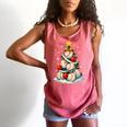 Baseball Christmas Tree Lights Santa Sport Player Lover Xmas Comfort Colors Tank Top Watermelon