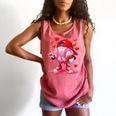 Baseball Drip Valentine Sports Vday Ice Cream Drip Heart Comfort Colors Tank Top Watermelon