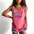 Baseball Ice Cream Drip 100 Days Of School Boys Girls 100th Comfort Colors Tank Top Watermelon