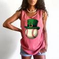 Baseball Leprechaun Hat Saint Patrick Retro Comfort Colors Tank Top Watermelon