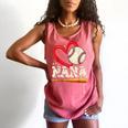 Baseball Nana Baseball Heart Family Matching Comfort Colors Tank Top Watermelon