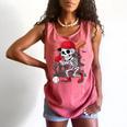 Baseball Skeleton Halloween Playing Comfort Colors Tank Top Watermelon Baseball Skeleton Halloween Playing Comfort Colors Tank Top Watermelon