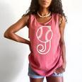 Baseball Sport Player Monogram Cool Initial Letter J Comfort Colors Tank Top Watermelon Baseball Sport Player Monogram Cool Initial Letter J Comfort Colors Tank Top Watermelon