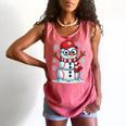 Christmas Baseball Snowman Xmas Pajamas Women Men Boys Comfort Colors Tank Top Watermelon