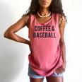 Coffee And Baseball Comfort Colors Tank Top Watermelon
