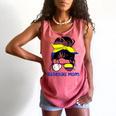 Colombia Baseball Mom Messy Bun Comfort Colors Tank Top Watermelon