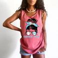Guatemala Baseball Mom Messy Bun Comfort Colors Tank Top Watermelon
