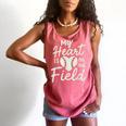 My Heart Is On That Field Baseball Comfort Colors Tank Top Watermelon My Heart Is On That Field Baseball Comfort Colors Tank Top Watermelon