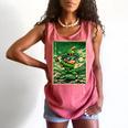 Leprechaun Playing Baseball Japanese Art St Patricks Day Comfort Colors Tank Top Watermelon