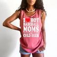 I Love Heart Hot Baseball Moms And Cold Beer Raglan Baseball Tee Comfort Colors Tank Top Watermelon