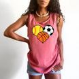 Mom Sports Heart Soccer Basketball Baseball Softball Comfort Colors Tank Top Watermelon Mom Sports Heart Soccer Basketball Baseball Softball Comfort Colors Tank Top Watermelon