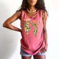 Retro I Was 6 Now I'm 7 Camo 67 Ice Cream Drip Baseball Comfort Colors Tank Top Watermelon