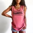Retro Baseball Mama Groovy Baseball Mom Comfort Colors Tank Top Watermelon