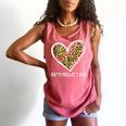 Softball Baseball Mom Valentine Leopard Heart Mother's Day Comfort Colors Tank Top Watermelon