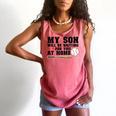 My Son Will Be Waiting For You At Home Baseball Mom Comfort Colors Tank Top Watermelon My Son Will Be Waiting For You At Home Baseball Mom Comfort Colors Tank Top Watermelon