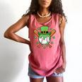 St Patricks Day Baseball Drip Ice Cream Baseball Home Plate Comfort Colors Tank Top Watermelon