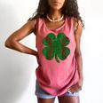 St Patricks Day Shamrock Baseball Saint Paddy's Comfort Colors Tank Top Watermelon