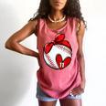 Womens Custom Baseball Mom Number 11 Heart For Mom Mommy Premium Comfort Colors Tank Top Watermelon