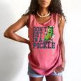 Youth Baseball Catcher Humor Don’t Get In A Pickle Comfort Colors Tank Top Watermelon
