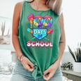 100 Days Of School Baseball Boys Kids Comfort Colors Tank Top Violet