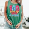 100 Days Of School Baseball Drip 100th Day Of School Comfort Colors Tank Top Violet