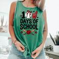 100 Days Of School Coquette Bow Baseball 100th Day Girl Kid Comfort Colors Tank Top Violet