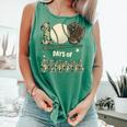 100 Days Of School Teacher Camo Baseball Boys Toddler Kids Comfort Colors Tank Top Violet