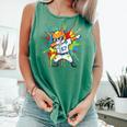 67 Baseball Dabbing Cat 6 7 Dripping Ice Cream Meme Comfort Colors Tank Top Violet