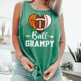 Ball Grampy Basketball Football Baseball Player Comfort Colors Tank Top Violet