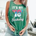Baseball 10 Year Old Ice Cream Drip 10th Birthday Boys Comfort Colors Tank Top Violet Baseball 10 Year Old Ice Cream Drip 10th Birthday Boys Comfort Colors Tank Top Violet
