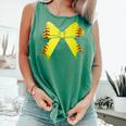 Baseball Bow Baseball Mom Women Baseball Mama Comfort Colors Tank Top Violet