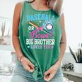 Baseball Or Bows Big Brother Loves You Gender Pink Or Blue Comfort Colors Tank Top Violet