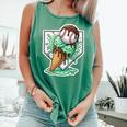 Baseball Boys Ice Cream Drip Baseball Boys Youth Mint Choco Comfort Colors Tank Top Violet